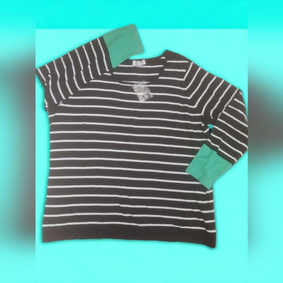 Denim & Co. Woven top women plus 1X - Picture 1 of 2
